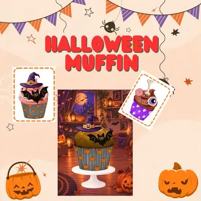 Halloween muffin