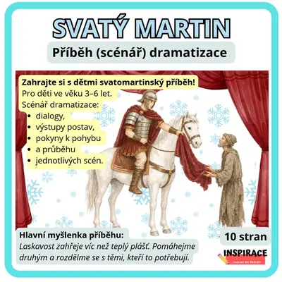 Svatý Martin přijíždí – (scénář) dramatizace pro děti