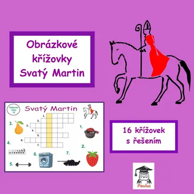 Obrázkové křížovky Svatý Martin