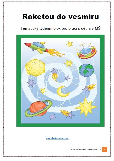 Tématický blok - RAKETOU DO VESMÍRU