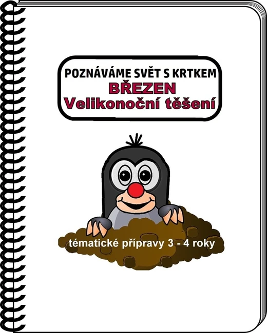 Měsíční blok POZNÁVÁME SVĚT S KRTKEM - BŘEZEN