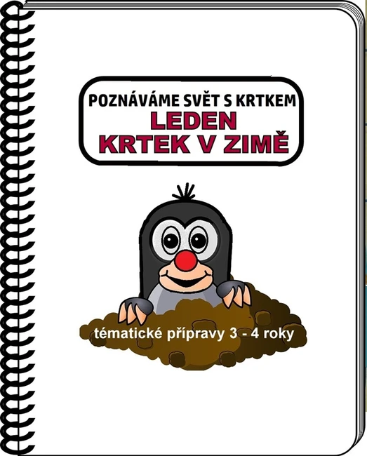 Měsíční blok POZNÁVÁME SVĚT S KRTKEM - LEDEN