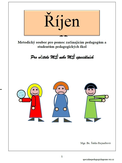  Metodické soubory pro MŠ I MŠ speciální (PDF) - ŘÍJEN