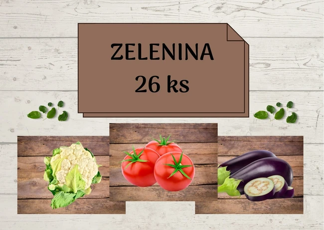 Demonstrační obrázky - ZELENINA