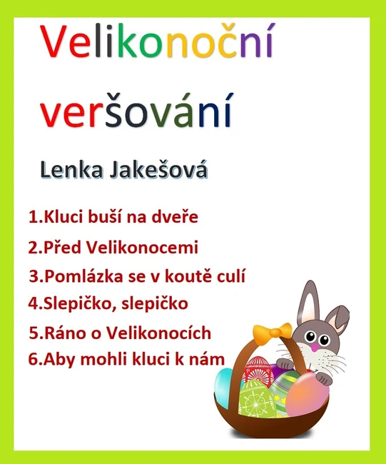 Výukový materiál Velikonoční veršování