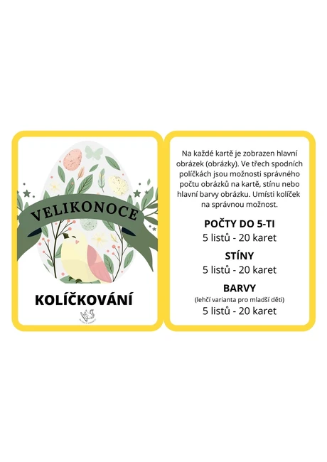 Velikonoční kolíčkování