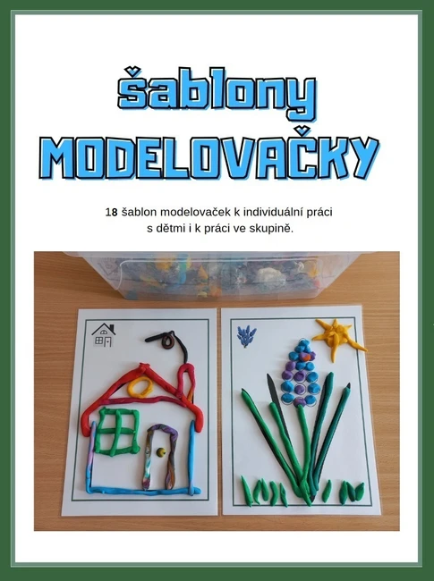 Šablony - MODELOVAČKY (omalovánky)