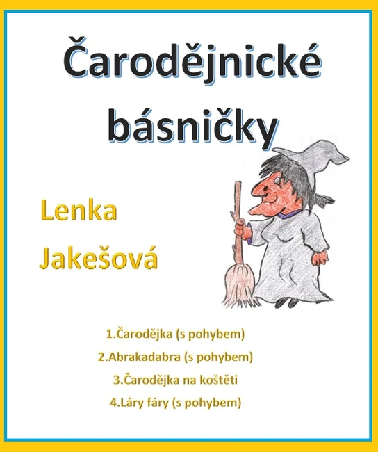 Výukový materiál Čarodějnické básničky
