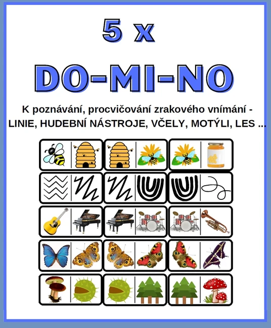 Didaktická hra 5 x DOMINO (3)