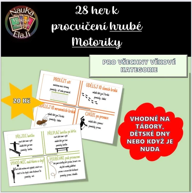Hry k procvičení hrubé motoriky