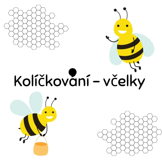 Kolíčkování - včelky