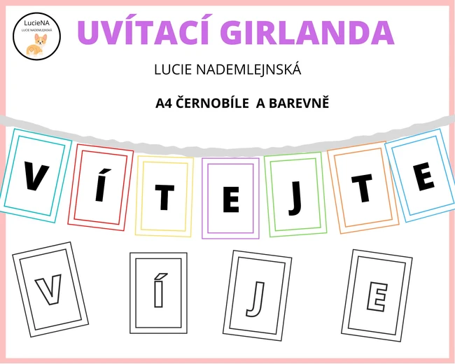 Uvítací girlanda obdélník