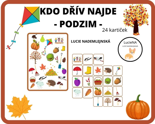 Kdo dřív najde - PODZIM