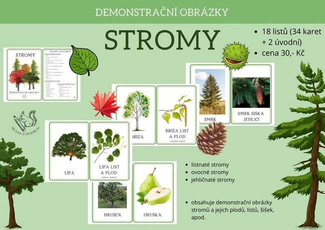 STROMY - demonstrační obrázky