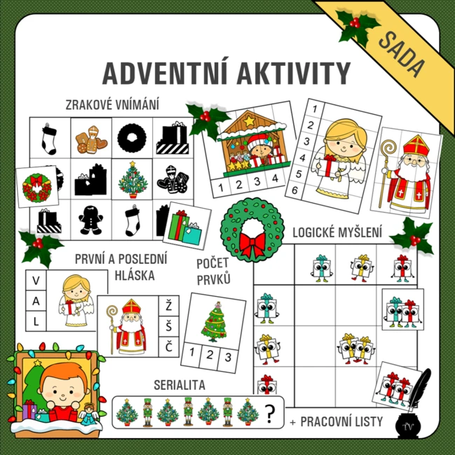 Adventní aktivity - sada