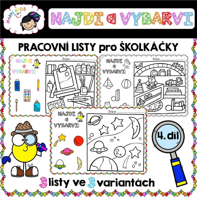 NAJDI a VYBARVI 4