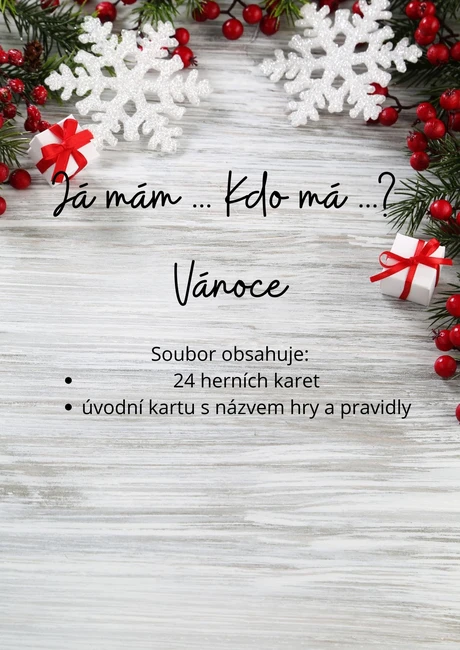 Já mám ... Kdo má ...? Vánoce