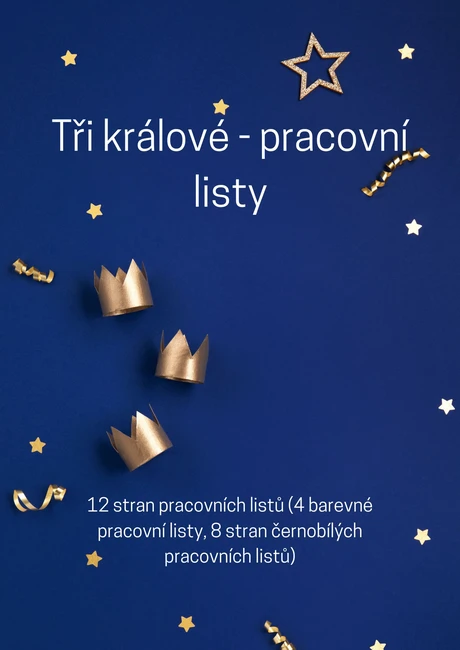 Tři králové - pracovní listy