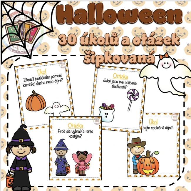 HALLOWEEN - OTÁZKY A ÚKOLY 🎃