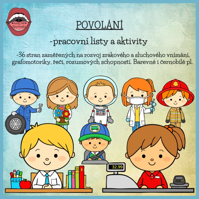 POVOLÁNÍ: pracovní listy a aktivity