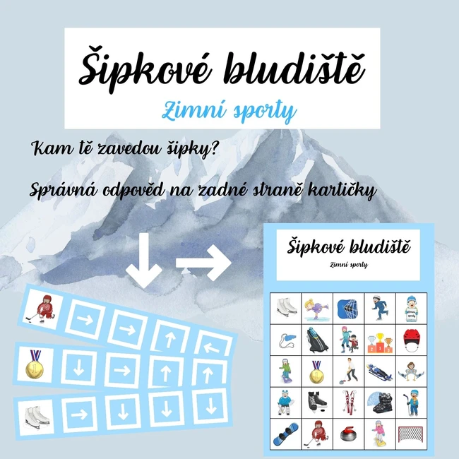 Šipkové bludiště - Zimní sporty