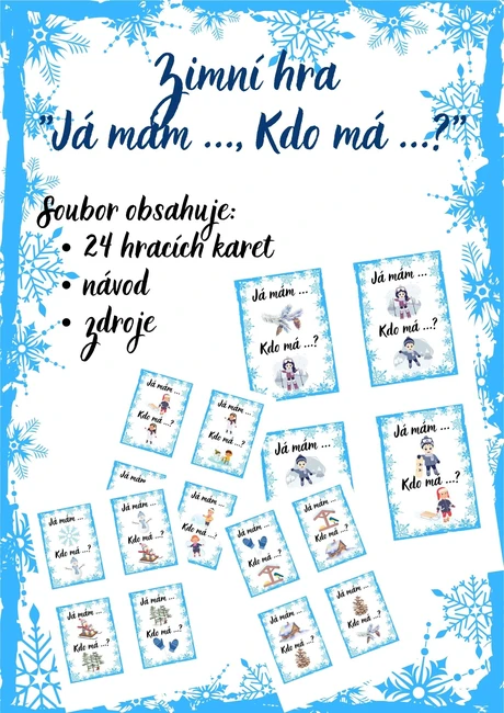 Já mám ... Kdo má ...? Zima
