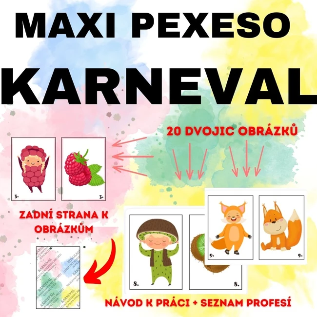 MAXI PEXESO - KARNEVAL 