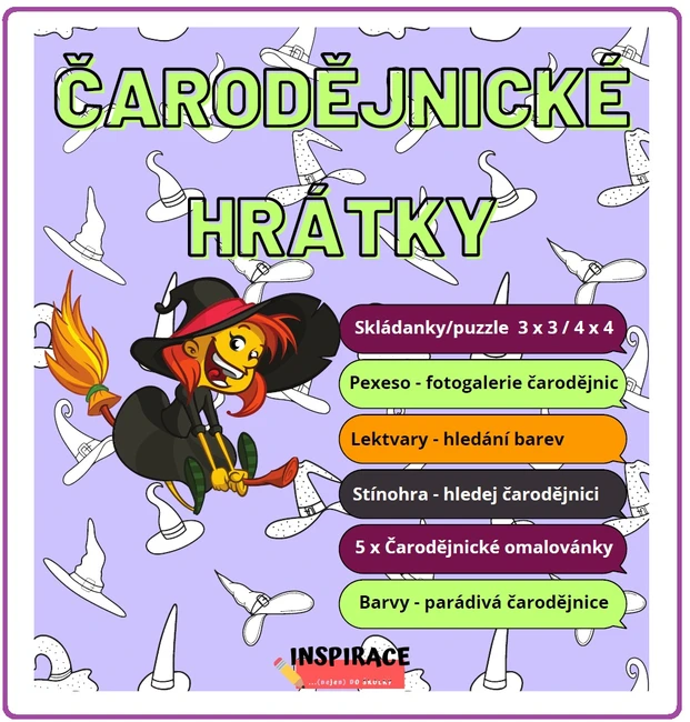 ČARODEJNICKÉ HRÁTKY - aktivity