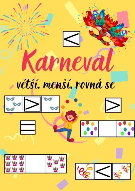 VĚTŠÍ, MENŠÍ, ROVNÁ SE