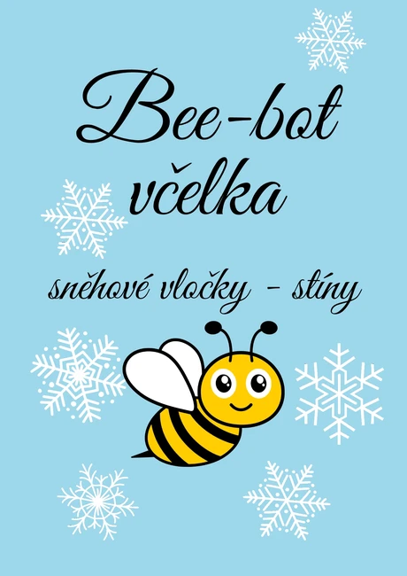 🐝🐝BEE-BOT VČELKA- Hledání stínů vloček ❄️