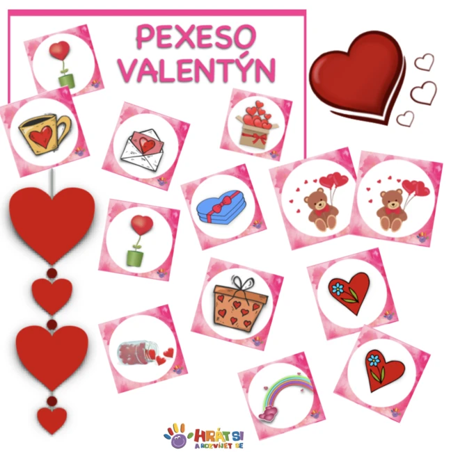 Pexeso Valentýn