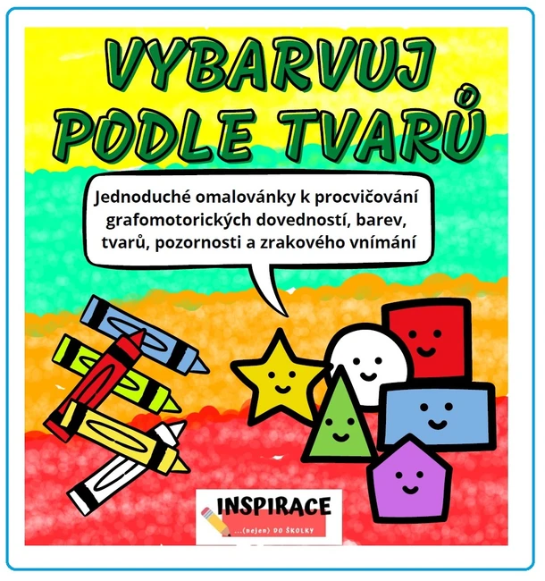 OMALOVÁNKY podle TVARŮ