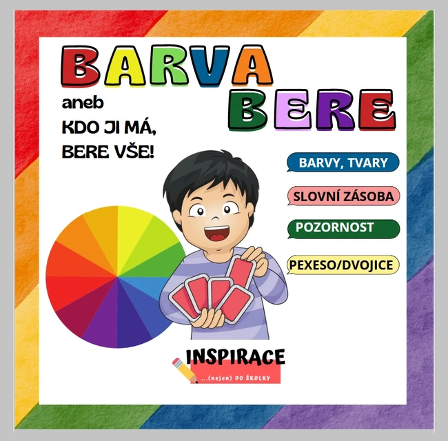 Karetní hra "BARVA BERE"