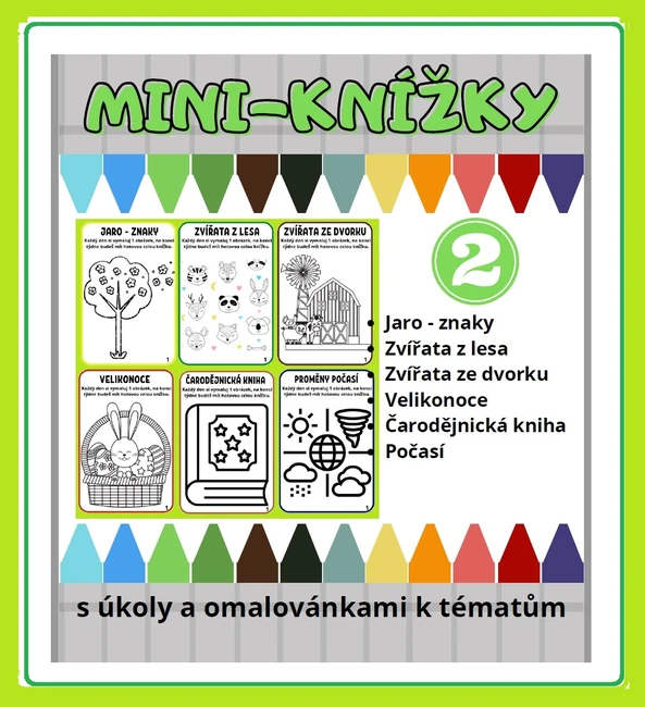 Mini knížečky k různým tématům (JARO)