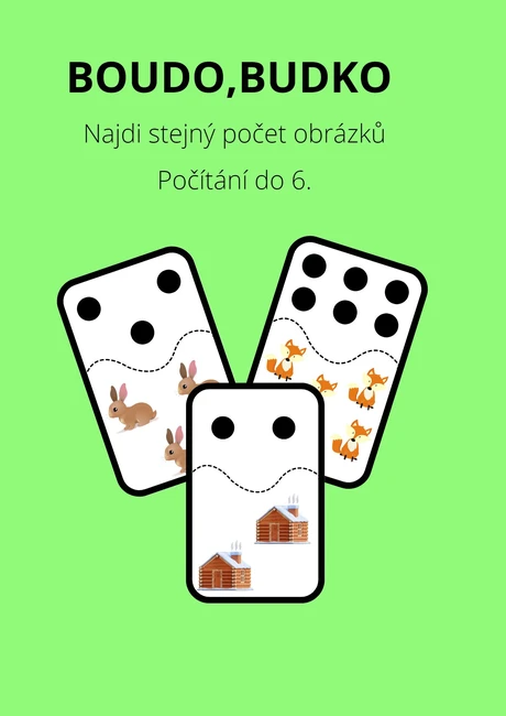 Boudo, budko - stejný počet