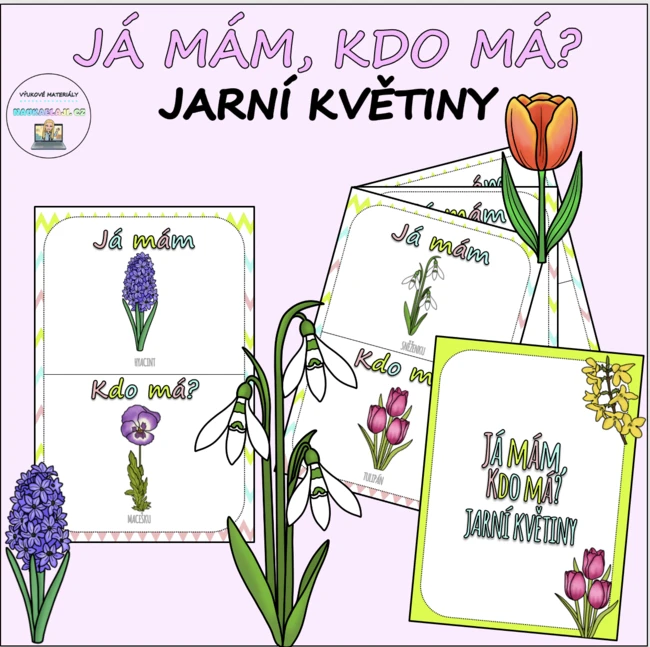 JÁ MÁM, KDO MÁ? - JARNÍ KVĚTINY
