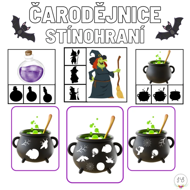 Čarodějnice - stínohraní