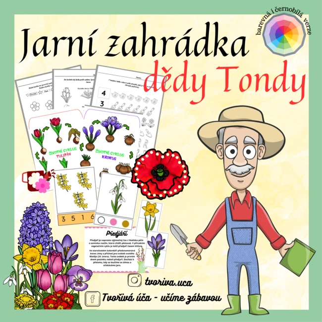 Jarní zahrádka dědy Tondy
