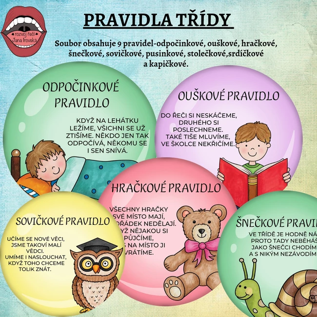 PRAVIDLA TŘÍDY MŠ 