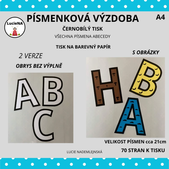 PÍSMENKOVÁ VÝZDOBA