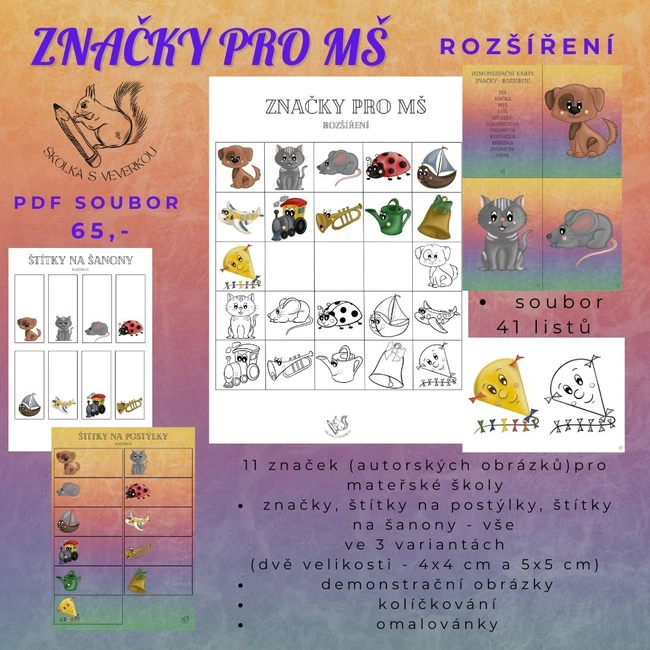 ZNAČKY PRO MŠ - rozšíření