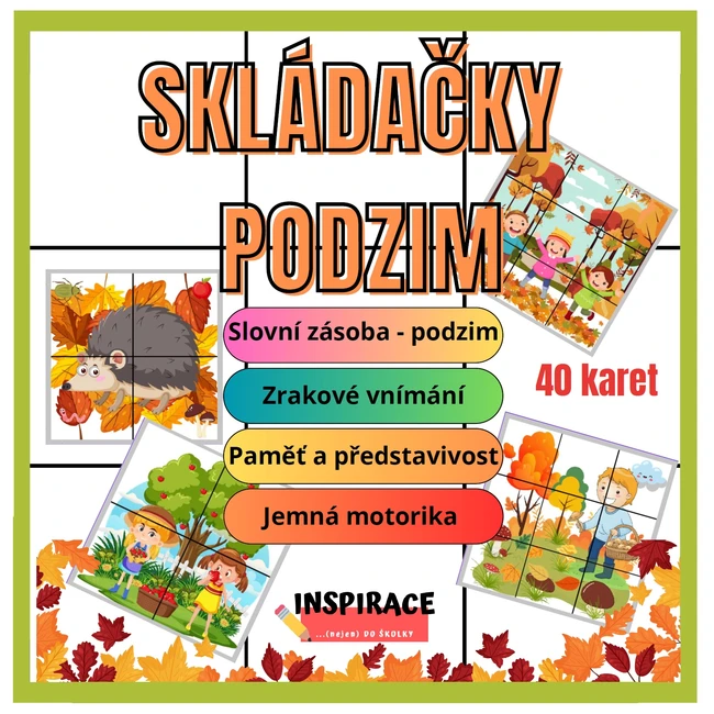 Skládačky (puzzle) PODZIM 🍂