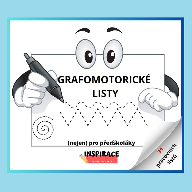 GRAFOMOTORICKÉ LISTY (nejen) pro předškoláky ✏️📝