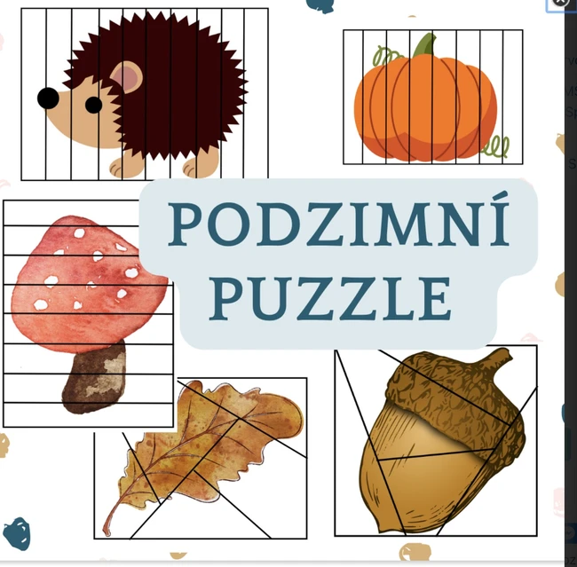 Podzimní puzzle