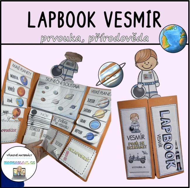 LAPBOOK - VESMÍR ☄️