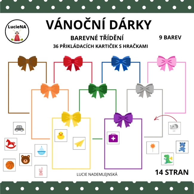 VÁNOČNÍ DÁRKY - TŘÍDĚNÍ