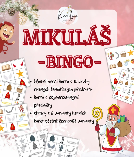 MIKULÁŠ - BINGO