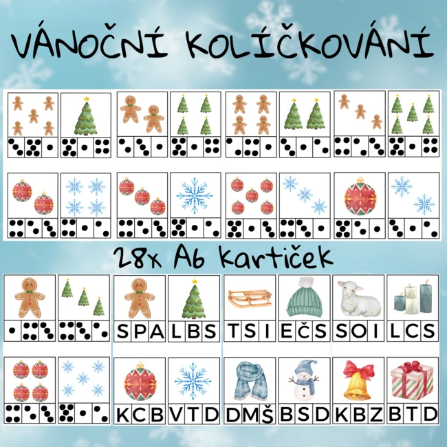 Vánoční kolíčkování