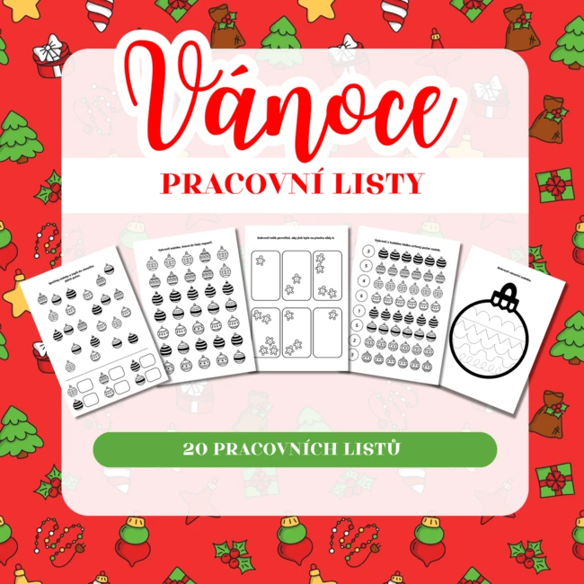VÁNOCE - pracovní listy