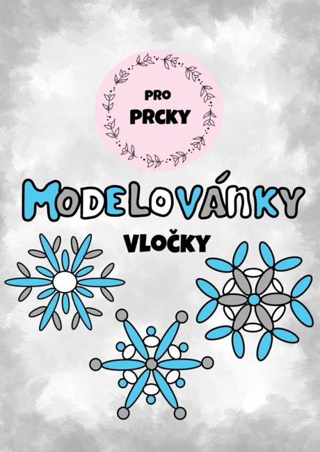 Modelovánky - Vločky (modelovací podložky)
